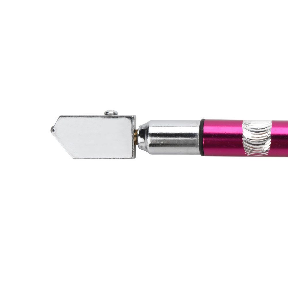 Portable Handheld Wheel Type Glass Cutter with NOn slip Handle for 3~15mm Glass Cutting(Purple)