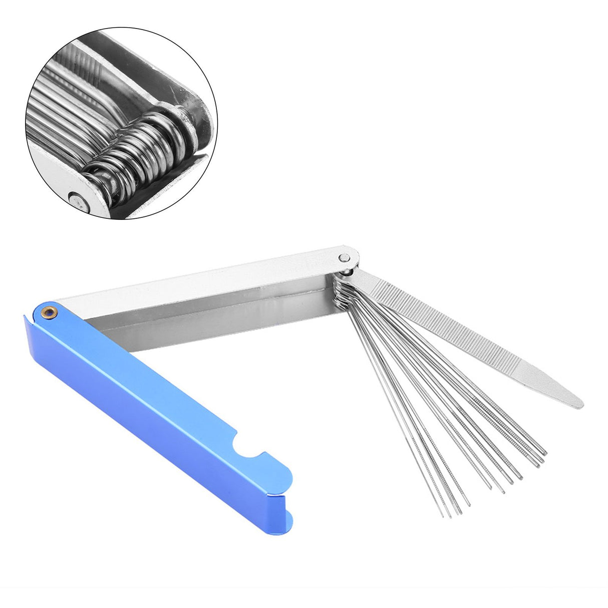 Motorcycle Carburetor Jet Gas Welding Nozzle Cleaner Kit with Storage Box