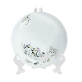 10pcs Folding White Plastic Plate Holders Dish Picture Frame Decorative Display Stand Rack
