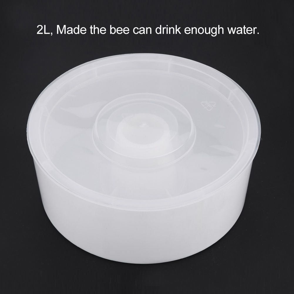 2 L Plastic Bee Water Feeder Beehive Drinking Bowl Bee Keeping Equipment Beekeeping Tool