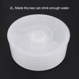 2 L Plastic Bee Water Feeder Beehive Drinking Bowl Bee Keeping Equipment Beekeeping Tool - Rear View