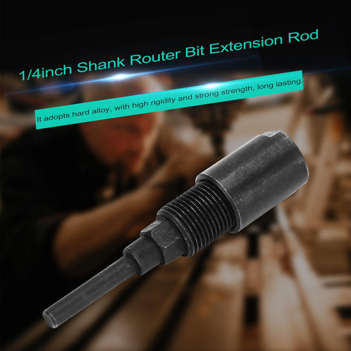 1/4inch Shank Router Bit Collet Chuck Engraving Machine Extension Rod for Milling Cutter