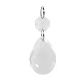 10Pcs Clear Glass Crystal Prisms Chandelier Pendant Light Lamp Part Drops DIY Accessories