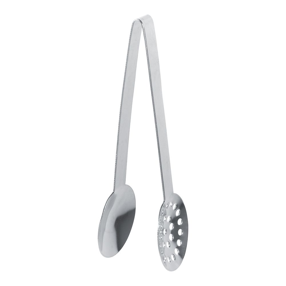 2pcs Kitchen Craft Tool Stainless Steel Round Tea Bag Tongs Squeezer Holder Grip