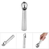 Portable Metal NOn stick Anti feeze Ice Cream Scoop Spoon Kitchen Tool (Bright Silver)