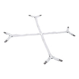 Elastic Crisscross Bed Mattress Sheet Straps Clips Triangle Grippers Holder Fasteners White