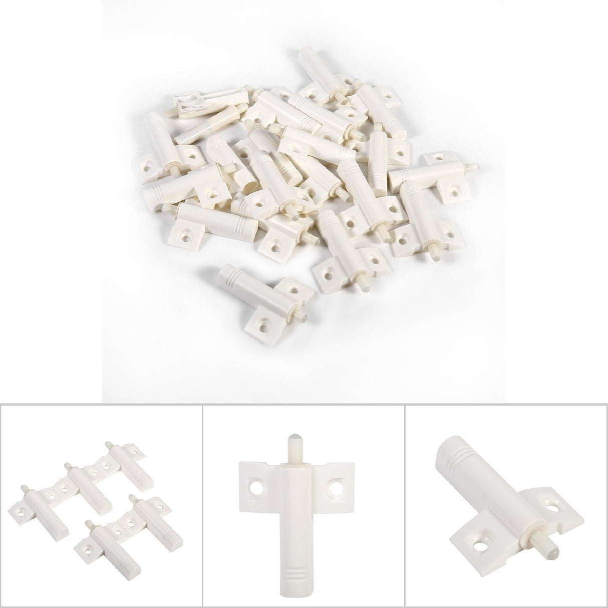20Pcs/Lot Kitchen Cabinet Door Stop Drawer Soft Quiet Close Closer Damper Buffers Gray/White