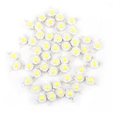 50pcs SMD 1W LED Lamp Bulb Beads Chip For Home Floodlight Spotlight High Power Cool White