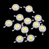 50pcs SMD 1W LED Lamp Bulb Beads Chip For Home Floodlight Spotlight High Power Cool White
