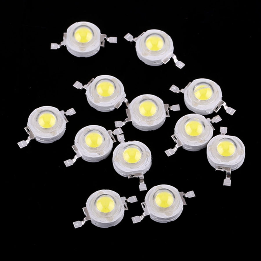 50pcs SMD 1W LED Lamp Bulb Beads Chip For Home Floodlight Spotlight High Power Cool White
