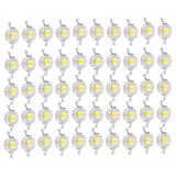 50pcs SMD 1W LED Lamp Bulb Beads Chip For Home Floodlight Spotlight High Power Cool White - Extra Image