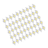 50pcs SMD 1W LED Lamp Bulb Beads Chip For Home Floodlight Spotlight High Power Cool White - Extra Image