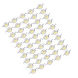 50pcs SMD 1W LED Lamp Bulb Beads Chip For Home Floodlight Spotlight High Power Cool White