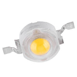 50pcs SMD 1W LED Lamp Beads Bulb Chip For Floodlight Spotlight Energy saving Warm White - Front View
