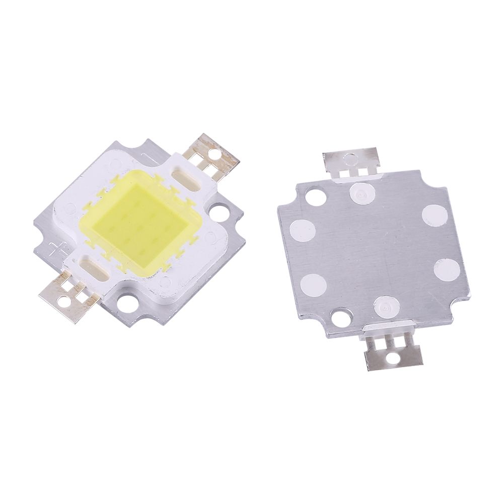10Pcs 10W LED SMD Chip COB DC 9‑10V For Lamp Flood Light Beads Bulb High Power Cool White