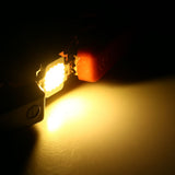 10Pcs 10W LED SMD Chip COB DC 9‑10V For Lamp Flood Light Bulb Replacement Warm White - Side View