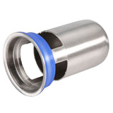304 Stainless Steel 110 X 110mm Bathroom Shower Tile Insert Square Shower Floor Drain Strainer - Low Angle
