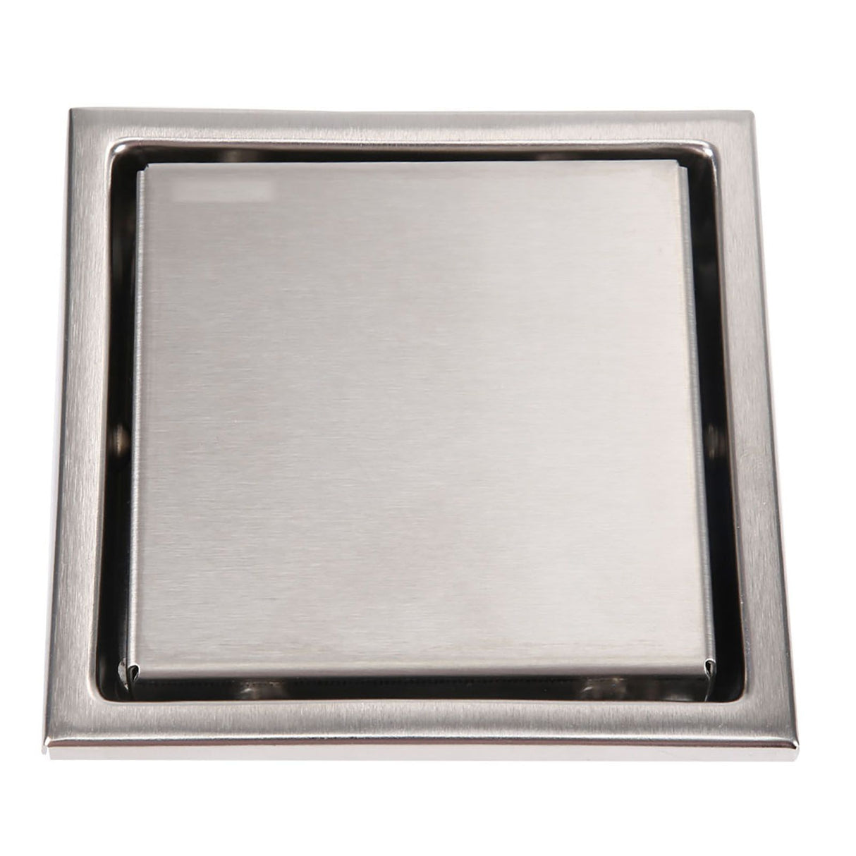 304 Stainless Steel 110 X 110mm Bathroom Shower Tile Insert Square Shower Floor Drain Strainer