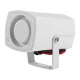 Wired Mini Horn Siren Loud Home Vehicle Security Sound Alarm System With Support 110dB DC 12V - Side View