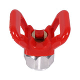 Airless Paint Spray Sprayer Gun Tip Guard Nozzle Seat Replacement Universal Tool Red New