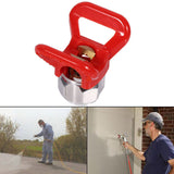 Airless Paint Spray Sprayer Gun Tip Guard Nozzle Seat Replacement Universal Tool Red New - Extra Image