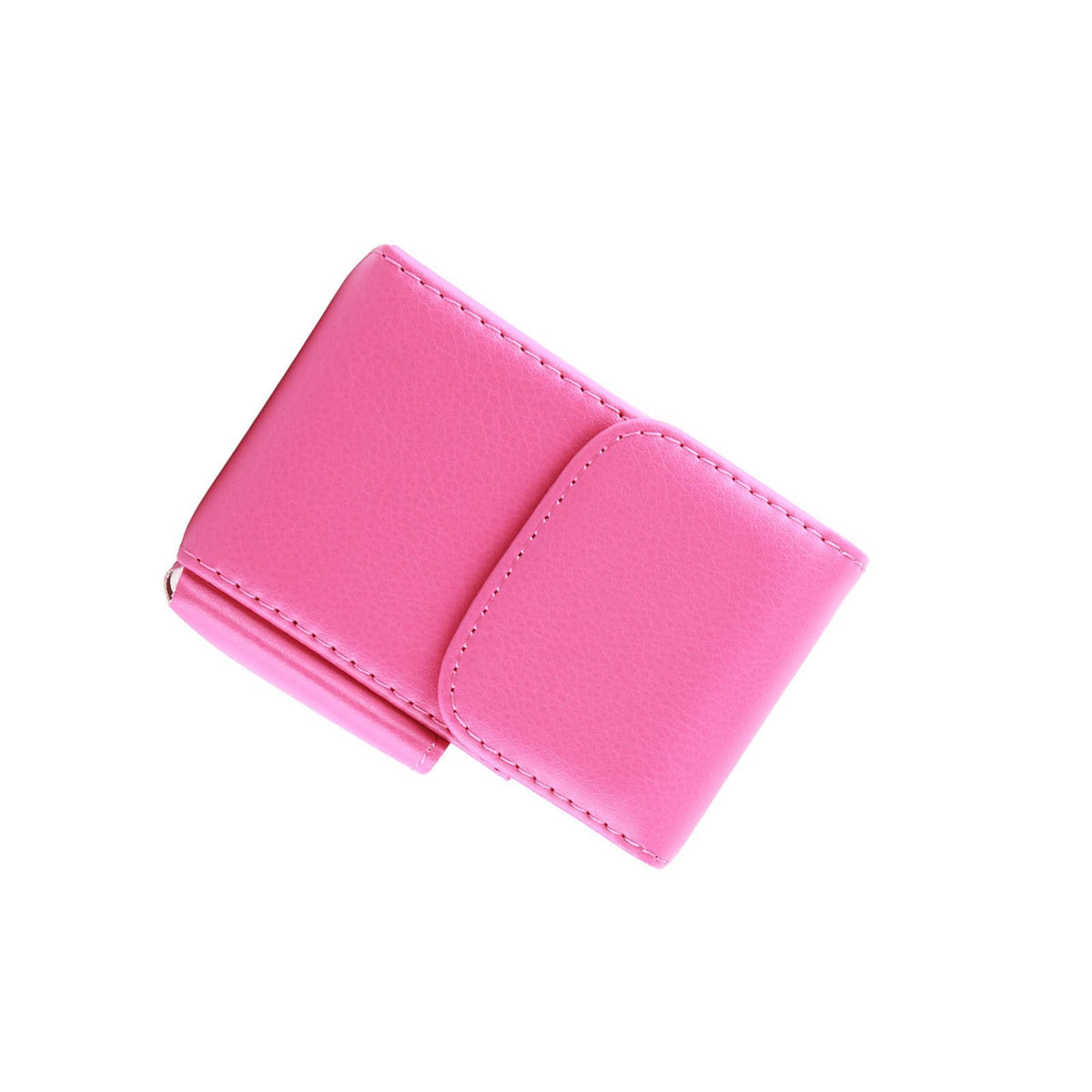 Portable Cigarette Case PU Leather Tobacco Pouch Lighter Holder Storage Box Container Rose Red