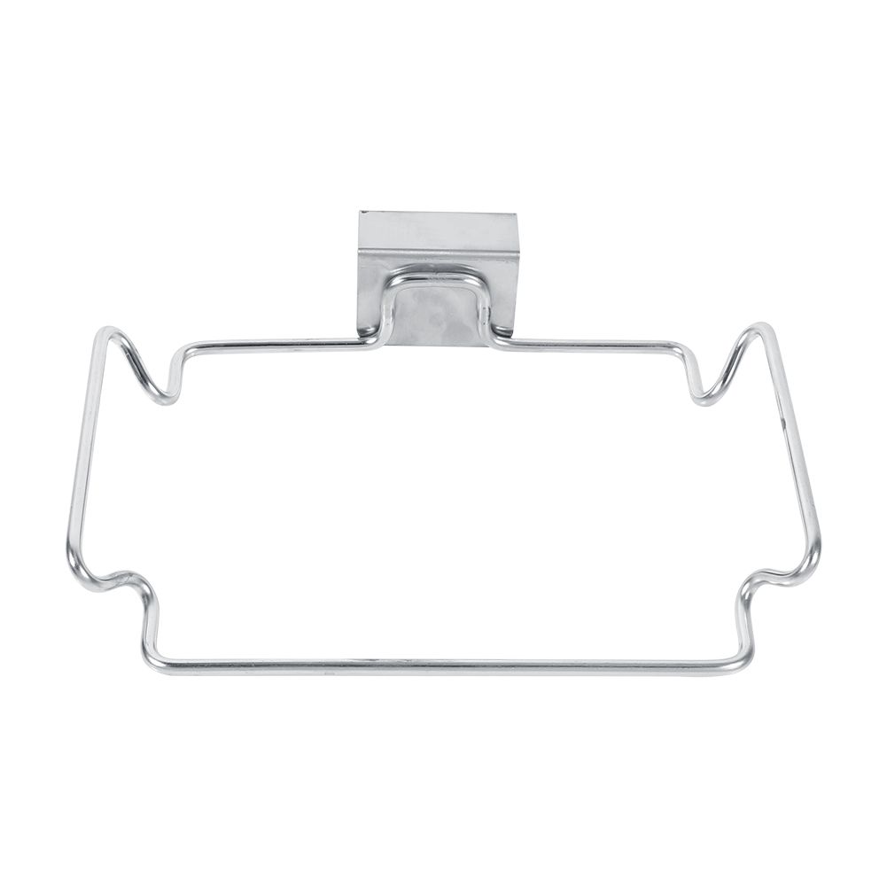 Creative Back Door Stainless Steel Trash Bag Hanging Rack Shelf Storage Hook Kitchen Cabinet