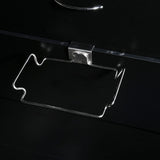 Creative Back Door Stainless Steel Trash Bag Hanging Rack Shelf Storage Hook Kitchen Cabinet - Close-Up Angle