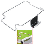 Creative Back Door Stainless Steel Trash Bag Hanging Rack Shelf Storage Hook Kitchen Cabinet