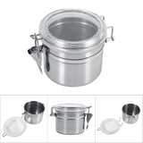 Stainless Steel Kitchen Food Storage Container Bottle Sugar Tea Coffee Beans Canister (S)