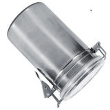 Stainless Steel Kitchen Food Storage Container Bottle Sugar Tea Coffee Beans Canister (XL) - 45-Degree Angle
