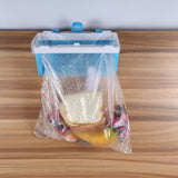 1PC Foldable Plastic Garbage Bag Rack Hanging Trash Rubbish Storage Holder Kitchen Gadgets