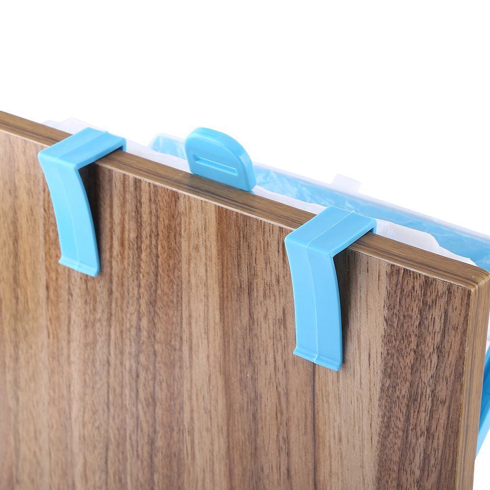 1PC Foldable Plastic Garbage Bag Rack Hanging Trash Rubbish Storage Holder Kitchen Gadgets
