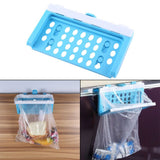 1PC Foldable Plastic Garbage Bag Rack Hanging Trash Rubbish Storage Holder Kitchen Gadgets