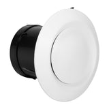 Ceiling Diffuser Exhaust Supply Valve Air Vent Anemostat Ventilation Ducting Hose Cover (75mm) - Side View
