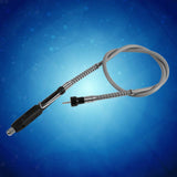 Extension Cord Flexible Shaft For Rotary Grinder Tool M8 Keyless Chuck Clamping Dia. 3.2mm