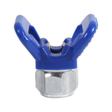 Airless Paint Spray Sprayer Gun Tip Guard Nozzle Seat Replacement Universal Tool Blue New