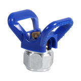 Airless Paint Spray Sprayer Gun Tip Guard Nozzle Seat Replacement Universal Tool Blue New