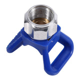 Airless Paint Spray Sprayer Gun Tip Guard Nozzle Seat Replacement Universal Tool Blue New