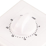 AC 220V Pump Timer Mechanical Time Switch Countdown Control 86 Panel Wall Mount 30 Min