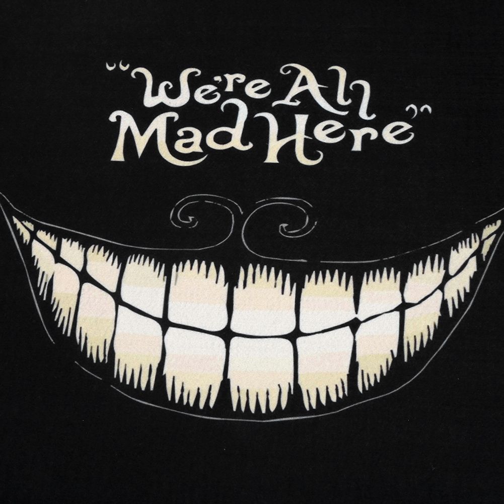 Funny Door Mat Rubber Floor Rug NOn slip Pad Indoor Outdoor Doormat Carpet 4#We're All Mad Here