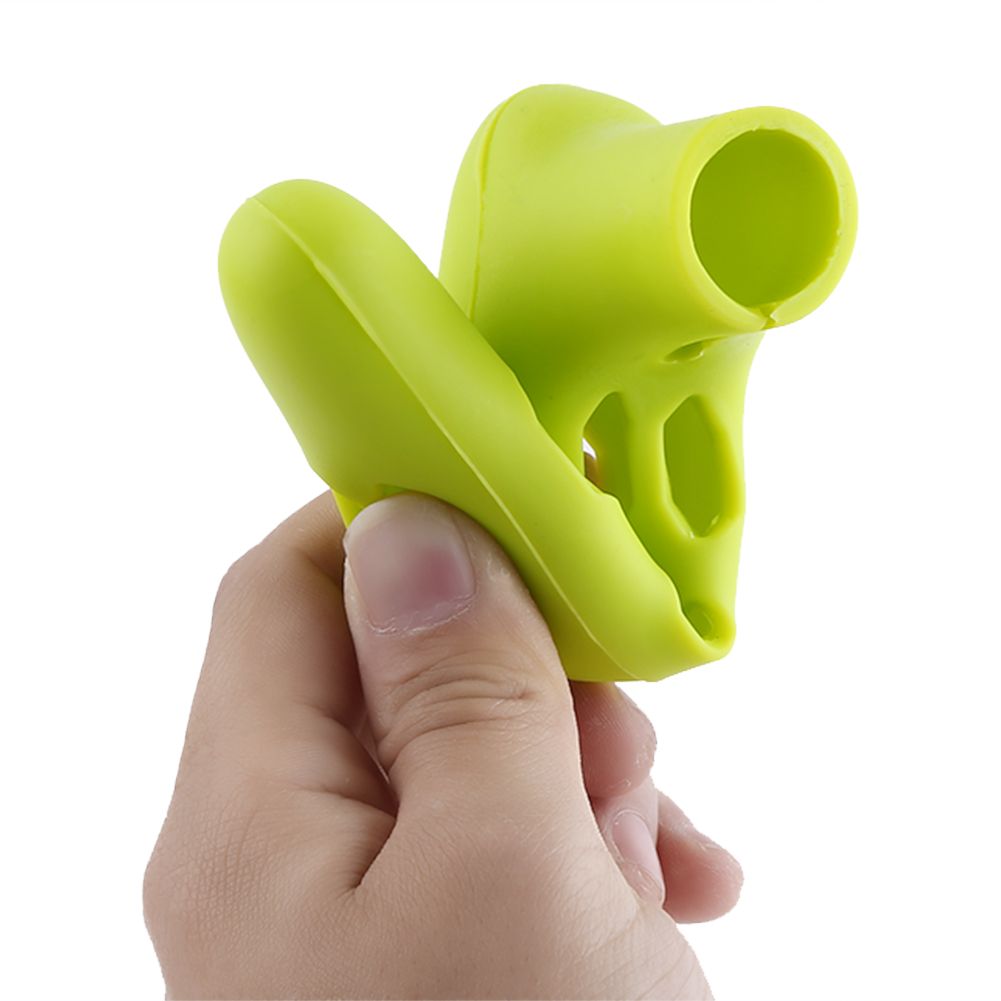 Home Doorknob Safety Cover Silicone Doorknob Case for Protecting Baby Anti collision(Green)