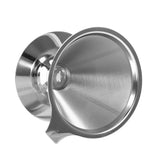 1Pc Stainless Steel Pour Over Coffee Dripper Double Layer Mesh Filter Cup Stand Home Office Use