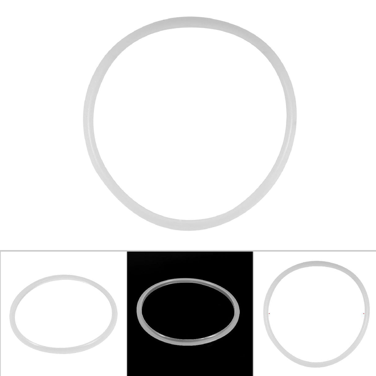 Replacement Clear Silicone Gasket Sealing Ring for Home Pressure Cooker Kitchen Tool (Inner diameter 22cm)