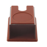 Coffee Tamper Holder Coffee Powder Maker Stand Rack Tool Stainless Steel Silicone (Coffee)
