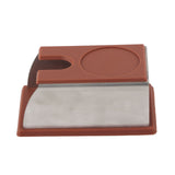 Coffee Tamper Holder Coffee Powder Maker Stand Rack Tool Stainless Steel Silicone (Coffee) - Rear View