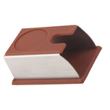 Coffee Tamper Holder Coffee Powder Maker Stand Rack Tool Stainless Steel Silicone (Coffee) - Extra Image