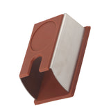 Coffee Tamper Holder Coffee Powder Maker Stand Rack Tool Stainless Steel Silicone (Coffee)