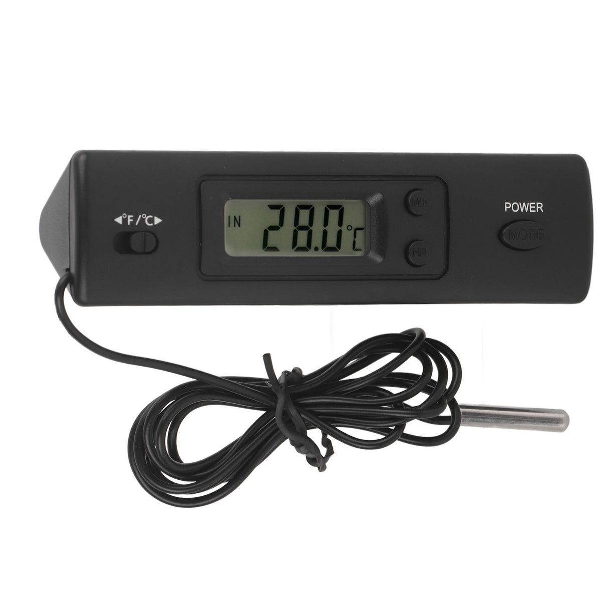 Electronic LCD Digital Temperature Meter Thermometer Probe Sensor Wired for Refrigerator