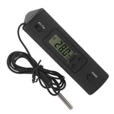 Electronic LCD Digital Temperature Meter Thermometer Probe Sensor Wired for Refrigerator - Side View